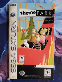 Theme Park Sega Saturn Complete Tested CIB