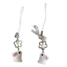 Lovely Phone Chain Pendant Keychain for Bag Mobile Phones Bowknot Flower Lanyard