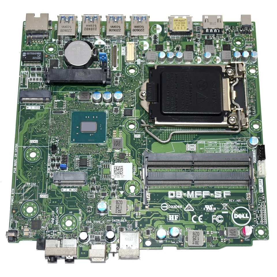 Dell OptiPlex 7050 Micro Motherboard Chipset Q270 Socket LGA1151 DB-MFF-SF D24M8 - Image 3 of 4