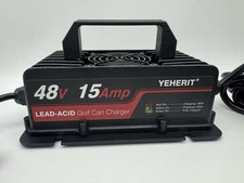 YEHERIT 48v 15a Golf Cart Charger For Yamaha G29 Drive & Drive 2 Golf Carts