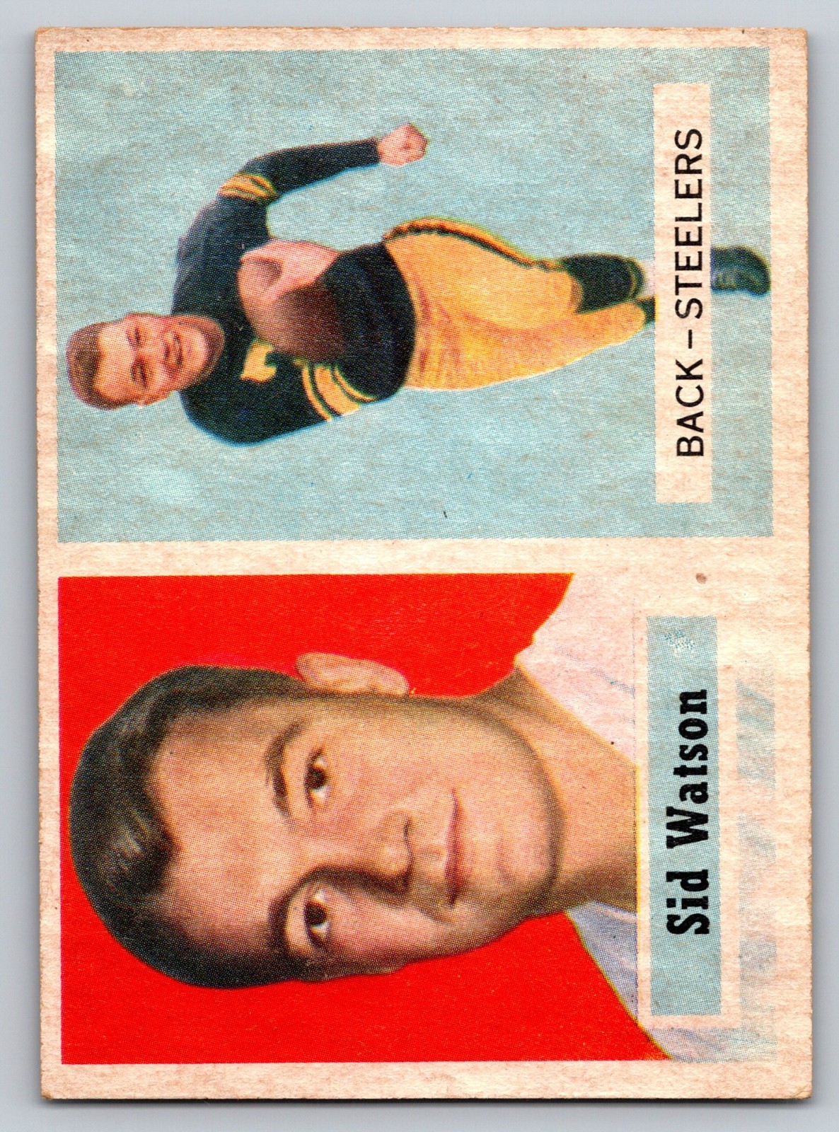 1957 Topps - #75 Sid Watson - Excellent Condition - Pittsburgh Steelers - FBD