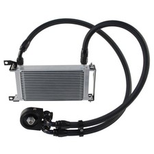 19 Reihiges AN10 Ölkühler Kit für Subaru Impreza WRX / STi 2006–2007 2,5L Silber