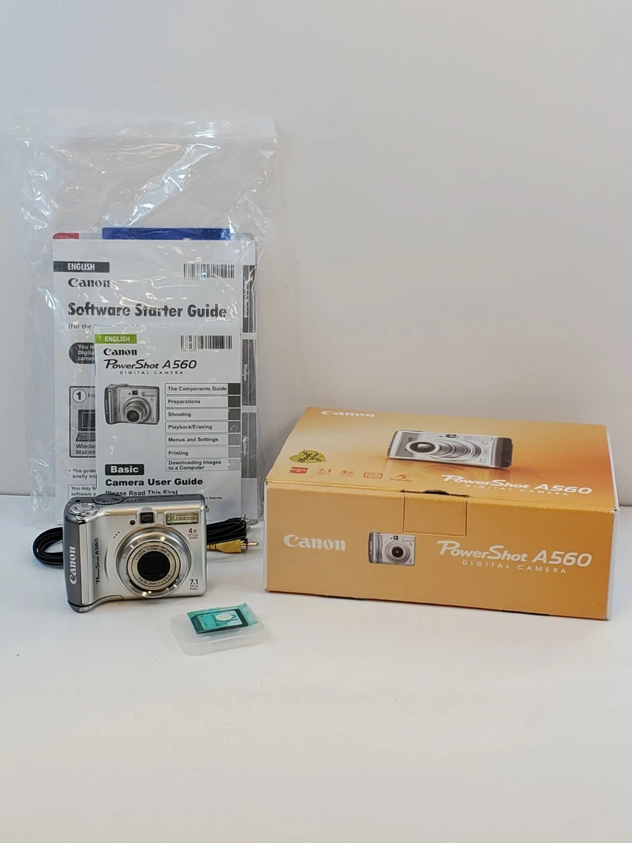 Canon PowerShot A560 1-4.9x Digital Zoom Cameras for sale | eBay