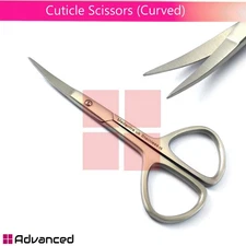 Beauty Curved Cuticle Scissor Finger Toenail Cutting Shear Nail Art Trimmer New