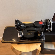 SINGER 221 Featherweight N&auml;hmaschine super funktioneller und optischer Zustand