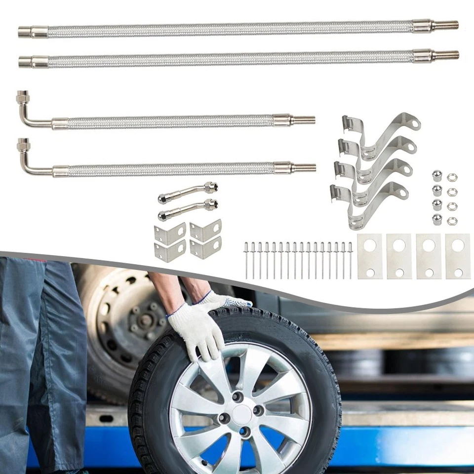 Stainless Steel Extension Kit for Effortless Inflation of Car and Truck Tires - Image 3 of 4