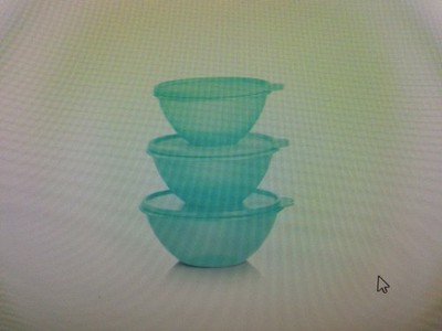 TUPPERWARE 3pc Wonderlier Bowl Set- Multi-NIP 4.5, 3.25 & 2 Cup Bowls_NIP