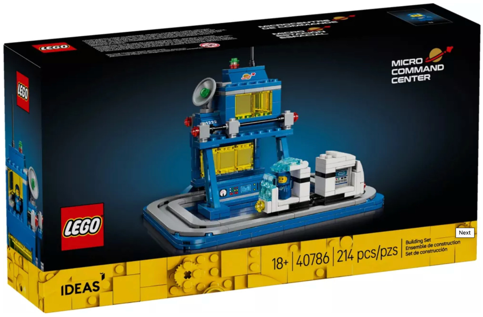 LEGO IDEAS 40786 centre de commandement miniature espace briques de collection - 3