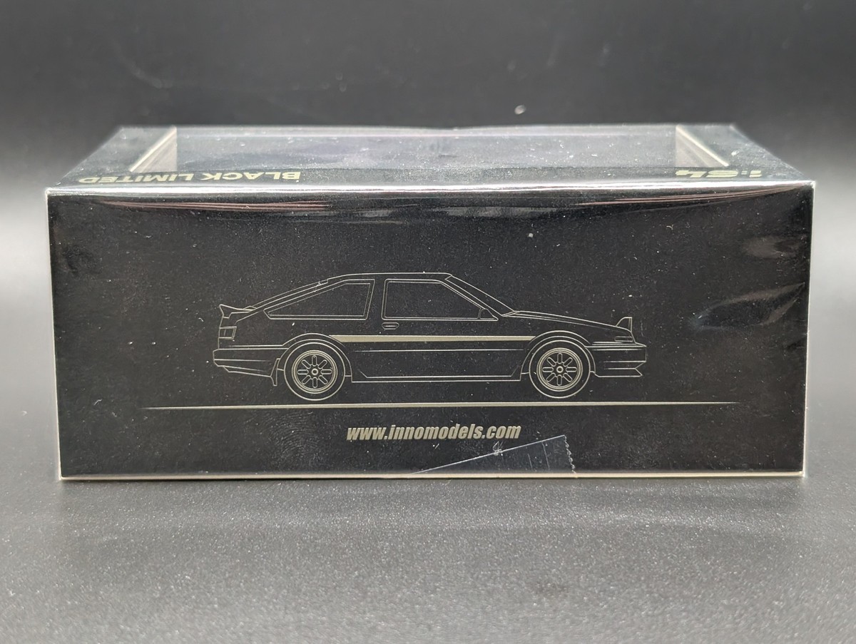 1:64 INNO64 Toyota Sprinter Trueno AE86 Black Limited | eBay