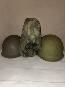 VINTAGE MILITARY HELMET WITH CAPAC LINER