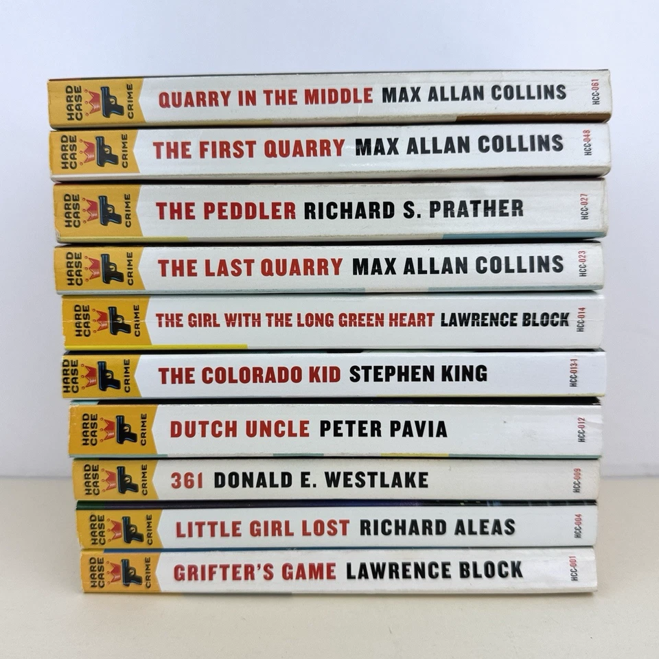 Hard Case Crime Paperback Book Lot Max Allan Collins Peter Pavia Richard Prather Foto 2 de 4