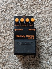 BOSS HM-2 Heavy Metal Guitar Effects Pedal Vintage 1986 Made in Japan
