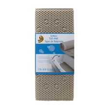 Duck Brand Softex Bath Mat for Tubs, Machine 36" x 17" Rectangular , Taupe