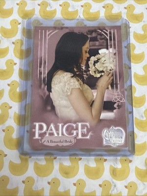 ROSE MCGOWAN PAIGE BEAUTIFUL BRIDE #36 2006 CHARMED DESTINY inkworks matthews