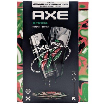 Axe AFRICA 1 x Geschenkset Duo = 1 x 150ml Bodyspray + 1 x 250ml Duschgel