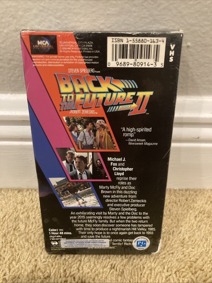 Back to the Future 2 (VHS, 1990) for sale online | eBay