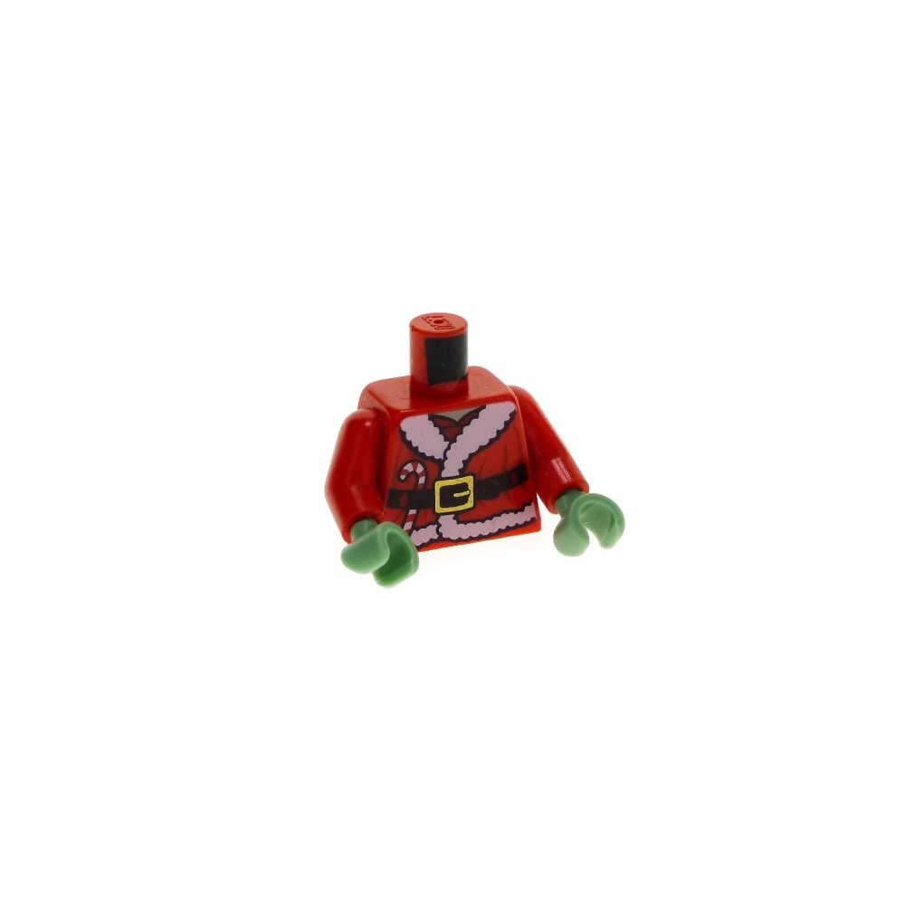 1X Lego Torso Minifigure Star Wars Santa Yoda Red Coat SW0358 973PB0950C01