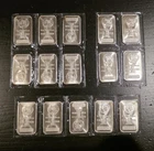 Sunshine Mint 1 oz Silver Bars (Lot of 15) .999 Fine - 15 oz Total (Mint Sealed)