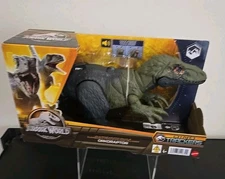 Mattel Jurassic World Dino Trackers Wild Roar Orkoraptor Dinosaur Action Figure