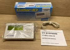 TT Systems TT-99TL 2-Line Caller ID Display Open Box Complete Name ID Telephone