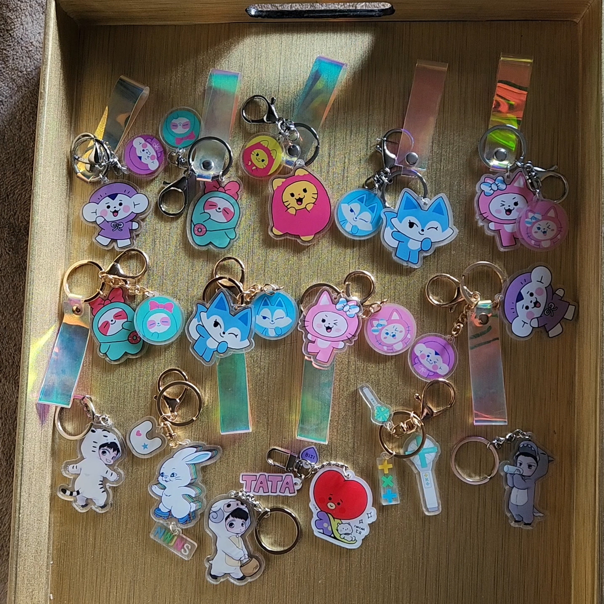 🏷️ BLACKPINK Plush Doll Keychain 4-Pack + 3 Bonus 🎁s +25 Idol