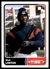 Matt Lawton 2003 Topps Total #427 Indians MLB READ FREE SHIPPING AutographDen