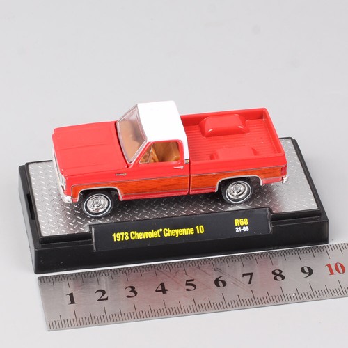 M2 1/64 Mini Scale 1973 Cheyenne 10 Truck Diecast Car Model Toy - Picture 4 of 44