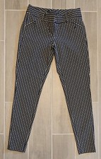 The Limited Woman s Viscose Skinny Leg Exact Stretch Pants 2 Black White Spots