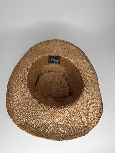 Sombrero Jacobson & Co. Sombrero de golfista de paja con tiburón en banda - Imagen 6 de 6