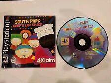 South Park Chef's Luv Shack Sony PlayStation 1 Disc And Manual 1999