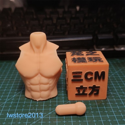 1:10 Man Chest Half Body Model Parts For 7" Male Knight Action Figure Toys Dolls - Picture 6 of 7