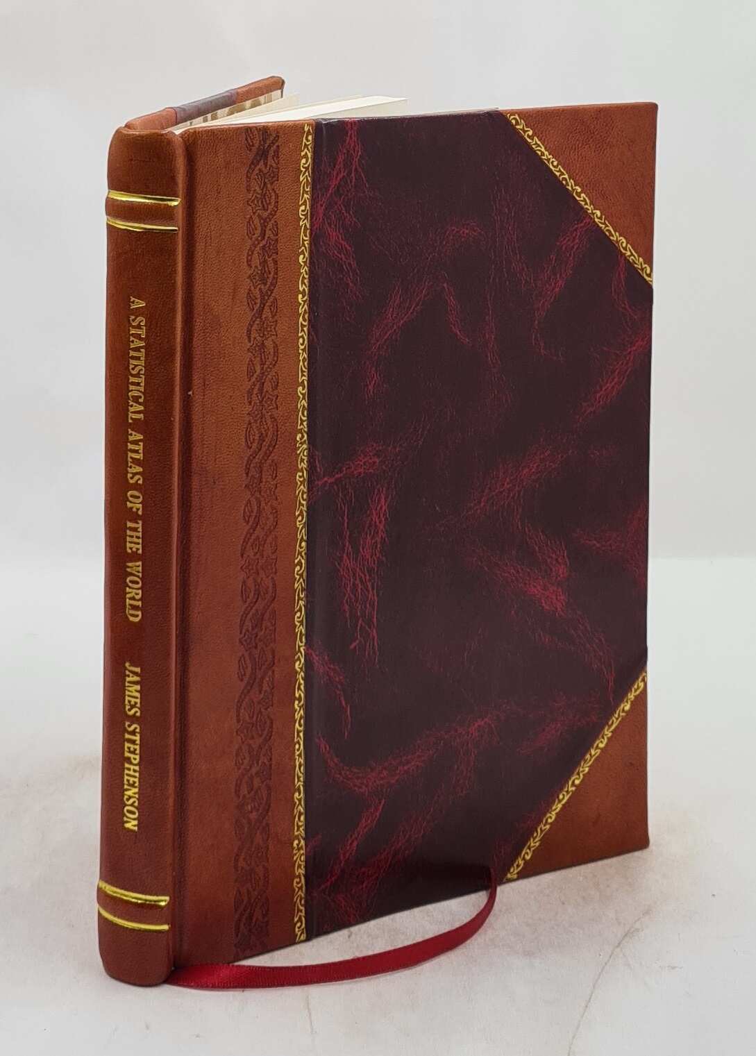 Statistical World Atlas by James Stephenson – 192 Leather Bound Edition