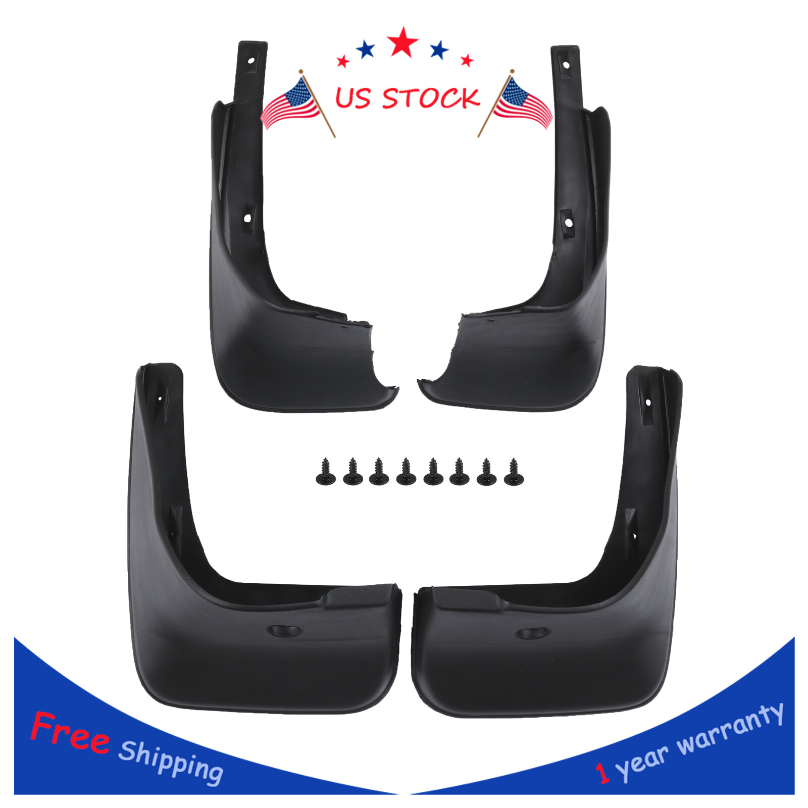4PCS Splash Guards Mud Flaps For Toyota Corolla 2009-2013 MudGuards ...