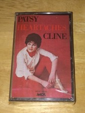 Patsy Cline Heartaches/Faded Love SEALED TAPES