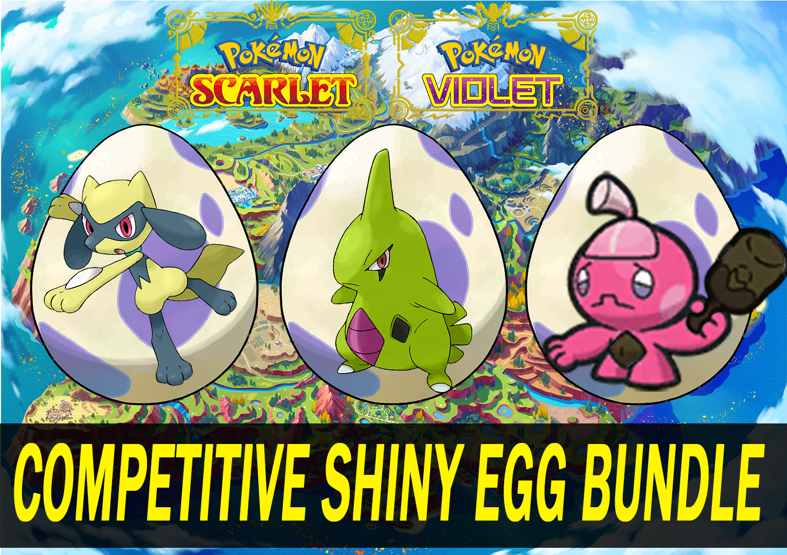 ONLY $1.99 PER EGG: ALL SHINY EGGS 6IV ✨ GOOD NATURE! POKEMON