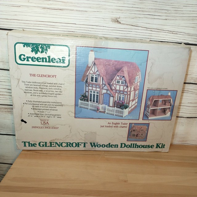 Greenleaf The Glencroft Wooden Dollhouse Kit 8001 1983 Still Factory