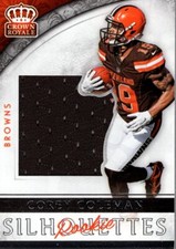 2016 Crown Royale Jumbo Rookie Silhouette Jerseys #8 Corey Coleman Jersey