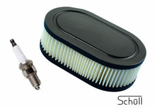 Luftfilter + Zündkerze für Briggs & Stratto...