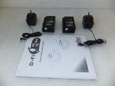 PAIR x 2 CHAUVET D-Fi DUO RF WIRELESS DMX SENDER RECEIVER STAGE THEATRE LIGHTING