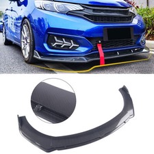 Universal Car Front Bumper Lip Body Kit Spoiler Splitter Carbon Fiber Style Universal Car Front Bumper Lip Body Kit Spoiler Splitter Carbon Fiber Style