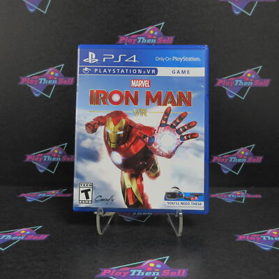 Refurbished Marvel's Iron Man VR PSVR PlayStation 4 Complete - Excellent Cond