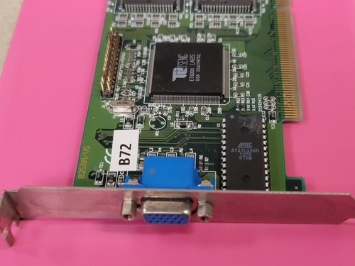 PCI Tseng ET6000 3MB MDRAM 128-Bit gpu 6000 Card for DOS Retro Gaming #B72 - Picture 5 of 6