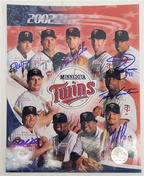 David Ortiz Autographed Signed Minnesota Twins 2002 8x10 Photo w/ /Torii Hunter++ Beckett COA 