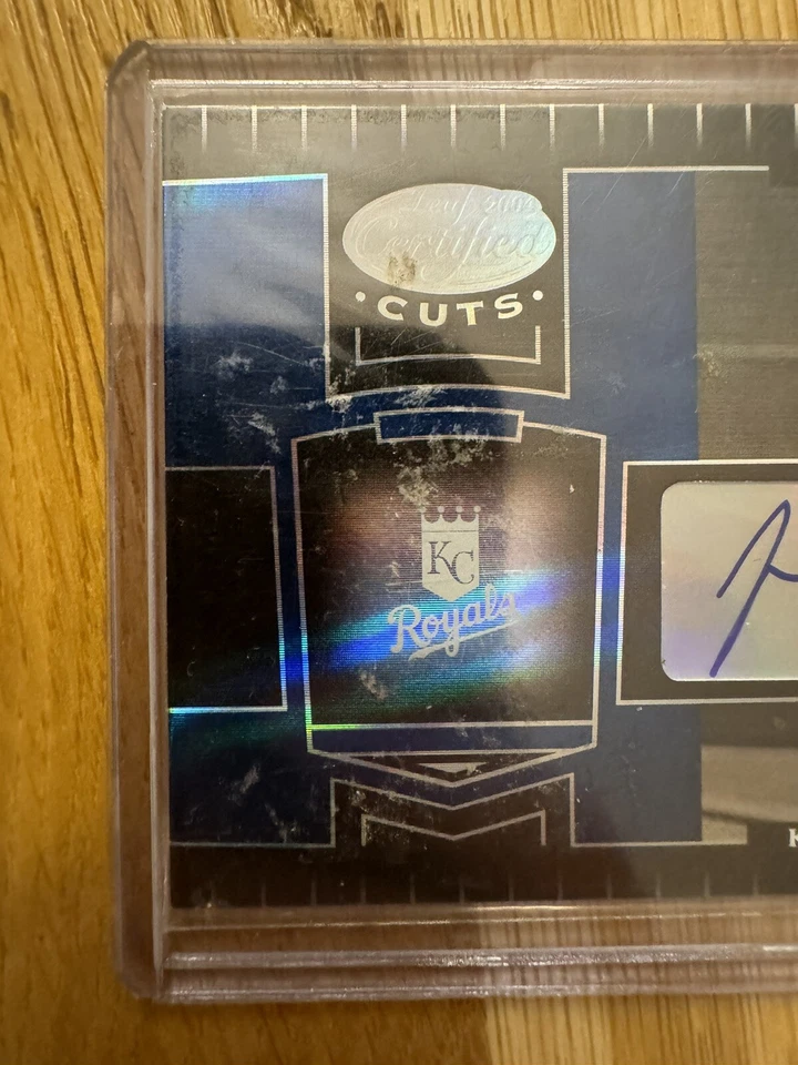 2004 Leaf Certified Cuts - Marble Blue #98 Jeremy Affeldt Nice 🔥69/75🔥Auto - Image 3 of 4