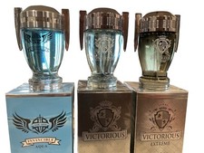 Victorious Cologne Lot 3 Bottles Aqua / Extreme / Victorious 3.4oz