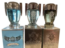 Victorious Cologne Lot 3 Bottles Aqua / Extreme / Victorious 3.4oz