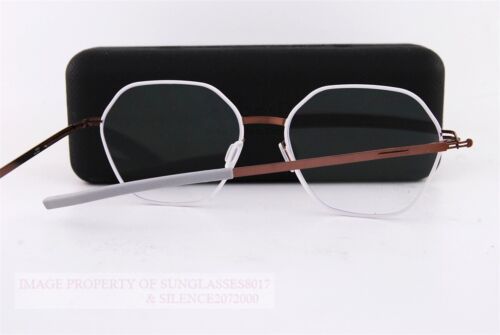 ic nuovo! montatura per occhiali berlino Halny cerchio bianco lucido made in Germany 54 - Foto 6 di 7