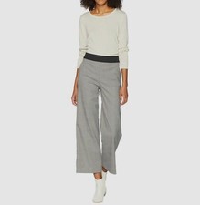  650 Boutique Moschino Women's White High-Waist wide Leg Dress Pants Size 10