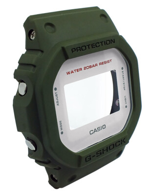 Casio G-Shock Gehäuse CASE/CENTER ASSY Mineralglas grün DW-5600M-3