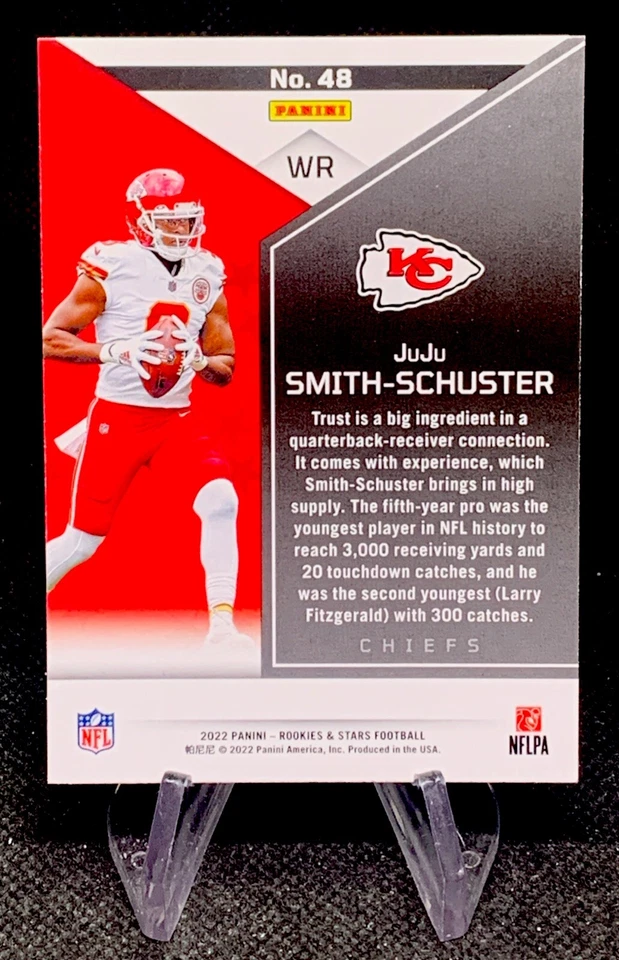 2022 Panini Rookies & Stars JuJu Smith-Schuster #48 Kansas City Chiefs - Image 2 of 2